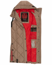 Navahoo Schnuckel Damen lange Weste Dark Taupe Größe XL - Gr. 42