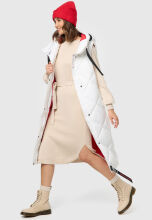 Navahoo Schnuckel Damen lange Weste Offwhite Größe M - Gr. 38