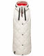 Navahoo Schnuckel Damen lange Weste Offwhite Größe M - Gr. 38