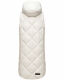 Navahoo Schnuckel Damen lange Weste Offwhite Größe M - Gr. 38