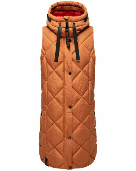 Navahoo Schnuckel ladies long vest Cinnamon Größe XS - Gr. 34