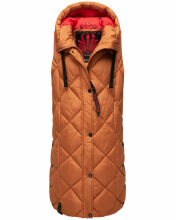 Navahoo Schnuckel ladies long vest Cinnamon Größe XS - Gr. 34