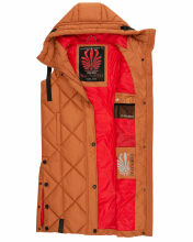 Navahoo Schnuckel ladies long vest Cinnamon Größe XS - Gr. 34
