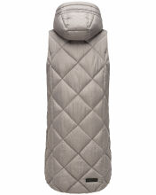 Navahoo Schnuckel ladies long vest Zink Grau Größe XS - Gr. 34