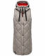Navahoo Schnuckel ladies long vest Zink Grau Größe XS - Gr. 34