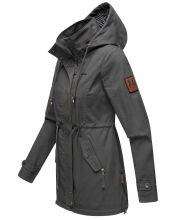 Marikoo Nyokoo Damen Herbst Frühlingsjacke Anthrazit Größe S - Gr. 36