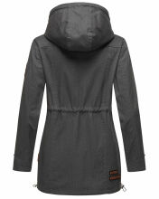 Marikoo Nyokoo Damen Herbst Frühlingsjacke Anthrazit Muster Größe M - Gr. 38