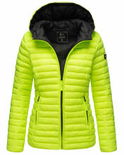 Marikoo Asraa Damen Steppjacke Neon Gruen Größe S - Gr. 36