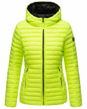 Marikoo Asraa Damen Steppjacke Neon Gruen Größe S - Gr. 36