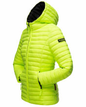 Marikoo Asraa Damen Steppjacke Neon Gruen Größe S - Gr. 36