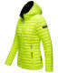 Marikoo Asraa Damen Steppjacke Neon Gruen Größe S - Gr. 36
