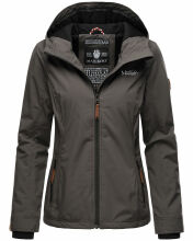 Marikoo Brombeere Damen Übergangsjacke Anthrazit Größe S - Gr. 36