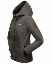 Marikoo Brombeere Damen Übergangsjacke Anthrazit Größe S - Gr. 36