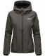 Marikoo Brombeere Damen Übergangsjacke Anthrazit Größe S - Gr. 36