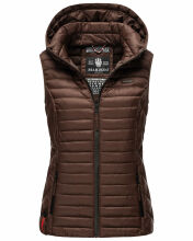 Marikoo Hasenpfote Damen Weste Dark Choco Größe S - Gr. 36