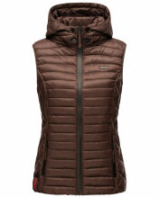 Marikoo Hasenpfote Damen Weste Dark Choco Größe S - Gr. 36