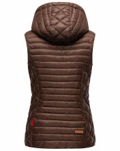 Marikoo Hasenpfote Damen Weste Dark Choco Größe S - Gr. 36