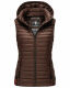 Marikoo Hasenpfote Damen Weste Dark Choco Größe S - Gr. 36