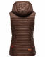 Marikoo Hasenpfote Damen Weste Dark Choco Größe M - Gr. 38