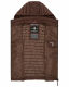 Marikoo Hasenpfote Damen Weste Dark Choco Größe M - Gr. 38