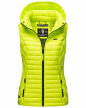 Marikoo Hasenpfote Damen Weste Neon Gruen Gr&ouml;&szlig;e XS - Gr. 34