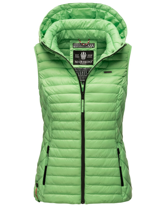 Marikoo Hasenpfote Damen Weste Jade Green Gr&ouml;&szlig;e XS - Gr. 34