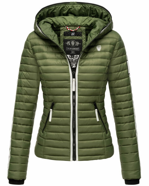 Navahoo Kimuk Princess Damen Steppjacke Dusty Olive Größe S - Gr. 36