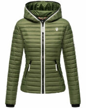 Navahoo Kimuk Princess Damen Steppjacke Dusty Olive Größe S - Gr. 36