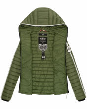 Navahoo Kimuk Princess Damen Steppjacke Dusty Olive Größe S - Gr. 36