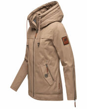 Navahoo Wekoo Damen Übergangsjacke Taupe Größe XL - Gr. 42