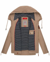 Navahoo Wekoo Damen Übergangsjacke Taupe Größe XL - Gr. 42