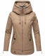 Navahoo Wekoo Damen Übergangsjacke Taupe Größe XL - Gr. 42