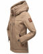 Navahoo Wekoo Damen Übergangsjacke Taupe Größe XL - Gr. 42