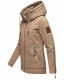 Navahoo Wekoo Damen Übergangsjacke Taupe Größe XL - Gr. 42