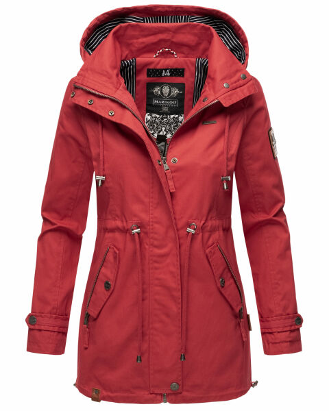Marikoo Nyokoo Damen Herbst Frühlingsjacke Rot Größe S - Gr. 36