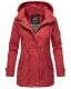 Marikoo Nyokoo Damen Herbst Frühlingsjacke Rot Muster Größe XXL - Gr. 44