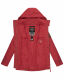 Marikoo Nyokoo Damen Herbst Frühlingsjacke Rot Muster Größe XXL - Gr. 44