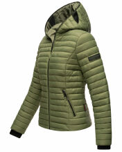 Navahoo Kimuk Damen Steppjacke Dusty Olive Größe S - Gr. 36