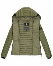 Navahoo Kimuk Damen Steppjacke Dusty Olive Größe S - Gr. 36