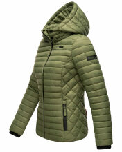 Marikoo Damen Steppjacke Samtpfote Dusty Olive Größe S - Gr. 36