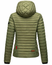 Marikoo Damen Steppjacke Samtpfote Dusty Olive Größe S - Gr. 36