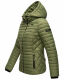 Marikoo Damen Steppjacke Samtpfote Dusty Olive Größe S - Gr. 36