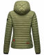 Marikoo Damen Steppjacke Samtpfote Dusty Olive Größe S - Gr. 36