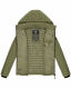 Marikoo Damen Steppjacke Samtpfote Dusty Olive Größe S - Gr. 36