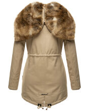 Navahoo Diamond Damen Winterjacke Beige Größe XS - Gr. 34