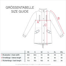 Navahoo Diamond Damen Winterjacke Beige Größe XS - Gr. 34