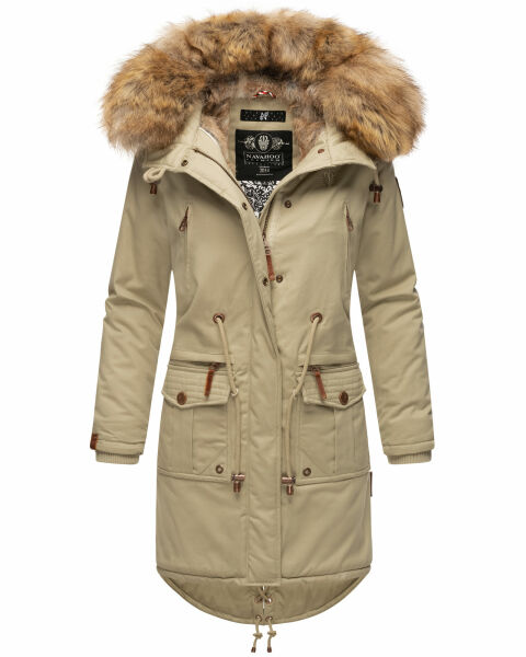 Navahoo Rosinchen ladies winter jacket Pebble Grey Größe XS - Gr. 34