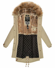 Navahoo Rosinchen ladies winter jacket Pebble Grey Größe XS - Gr. 34
