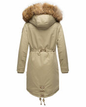Navahoo Rosinchen Damen Winterjacke Pebble Grey Gr&ouml;&szlig;e L - Gr. 40