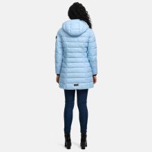 Marikoo Abendsternchen Damen Winterjacke gesteppt Baby Blau-Größe S - Gr. 36